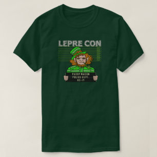 Lustiges Wortspiel Koboldmugshot-St. Patricks T-Shirt