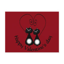 Lustiges wunderliches Katzen-Liebe-Paarmonogramm