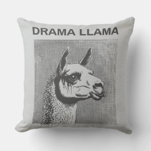 Lustiges Wurfkissen Drama Lama Kissen