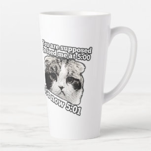 Lustiges wütendes Katzen-Meme für Katzenbesitzer Milchtasse
