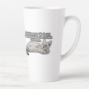Lustiges wütendes Katzen-Meme für Katzenbesitzer u Milchtasse
