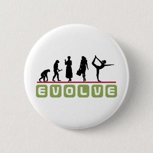 Lustiges Yoga-Geschenk Button