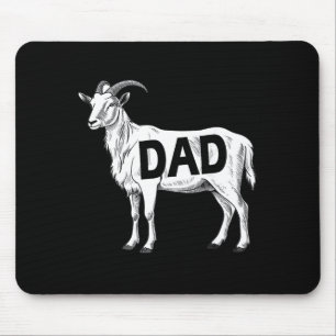 Lustiges Ziegen-Geschenk Vater Sarkastisches Grafi Mousepad