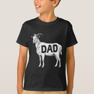 Lustiges Ziegen-Geschenk Vater Sarkastisches Grafi T-Shirt