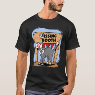 Lustiges zischendes Fotokabinen-Kätzchen Katze Fur T-Shirt