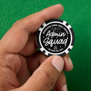 Lustiges Zitat Admin Prof Tag Squad Chaos Organisa Pokerchips
