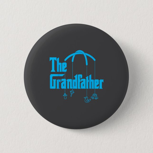 Lustiges Zitat-Design für Großväter  Button (Vorderseite)