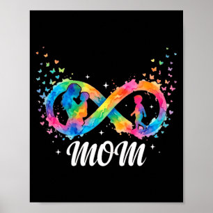 Lustiges Zitat einer Autismus-Mutter, Neurodiversi Poster