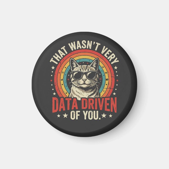 Lustiges Zitat eines Datenanalysten, das nicht seh Magnet (Vorne)