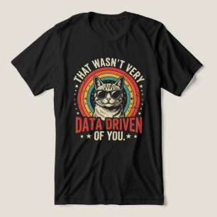 Lustiges Zitat eines Datenanalysten, das nicht seh Tri-Blend Shirt