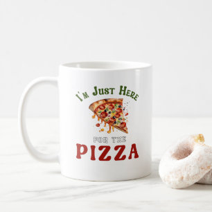 Lustiges Zitat eines Pizzaliebhabers Kaffeetasse