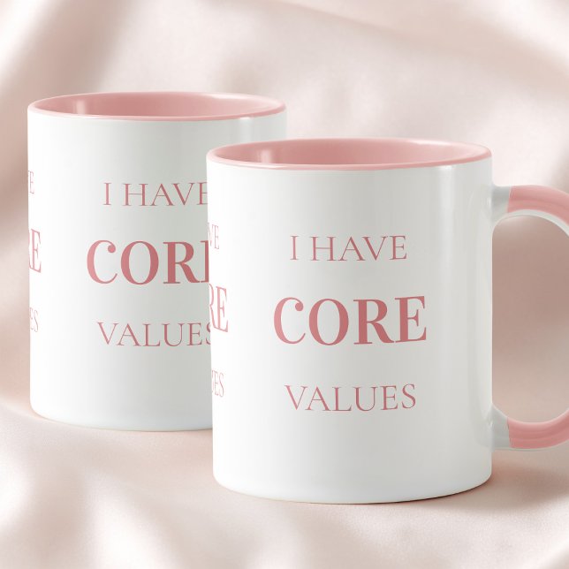 Lustiges Zitat Einfache Typografie Rosa Pilates Ta Tasse (Funny Quote Simple Typography Pink Pilates Mug)