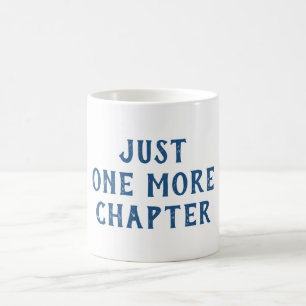 Lustiges Zitat für Buchliebhaber in Blau und Weiß Kaffeetasse