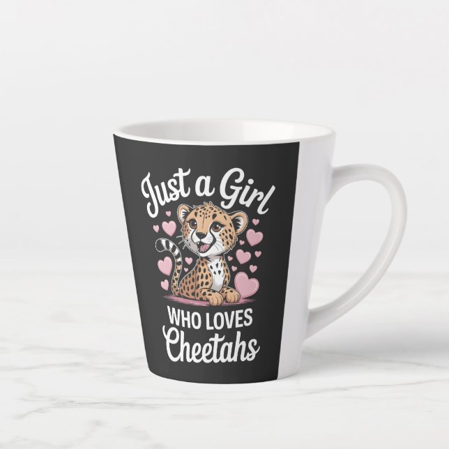 Lustiges Zitat über Geparden  Milchtasse (Rechts)