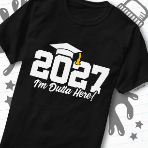 Lustiges Zitat zum Schulabschluss Abschlussklasse T-Shirt