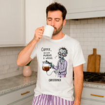 Lustiges Zombie-Kaffee-Sarkastischer Morgenhumor