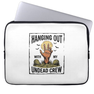 Lustiges Zombie-Shirt für Horror-Fans Vintage Unto Laptopschutzhülle
