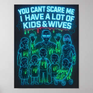 Lustiges Zombie-Vater-Familien-Geschenk - Du kanns Poster