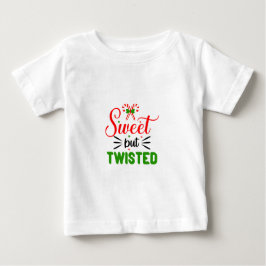 Lustiges Zuckerstangen-Feiertags-Shirt Süß aber Ve Baby T-shirt