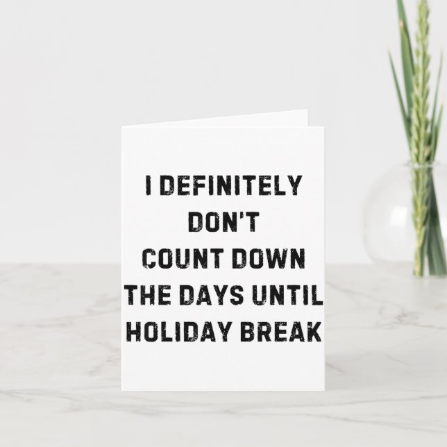 Lustiges Zurück-zu-Schule-Lehrer-Outfit, das ich d Karte (Vorderseite)