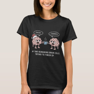 Lustiges Zwei-Hirn-Zellen-T-Shirt zum Abschluss vo T-Shirt