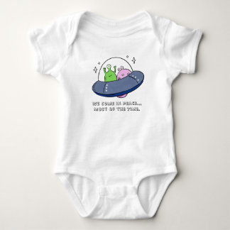 Lustiges Zwillinge-Alien Süßes Weltraum-Baby-Body Baby Strampler
