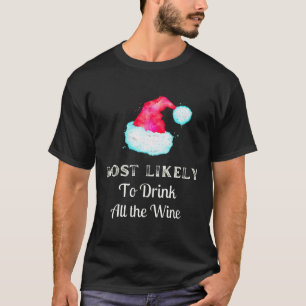 Lustigster, der den ganzen Wein trinkt T-Shirt