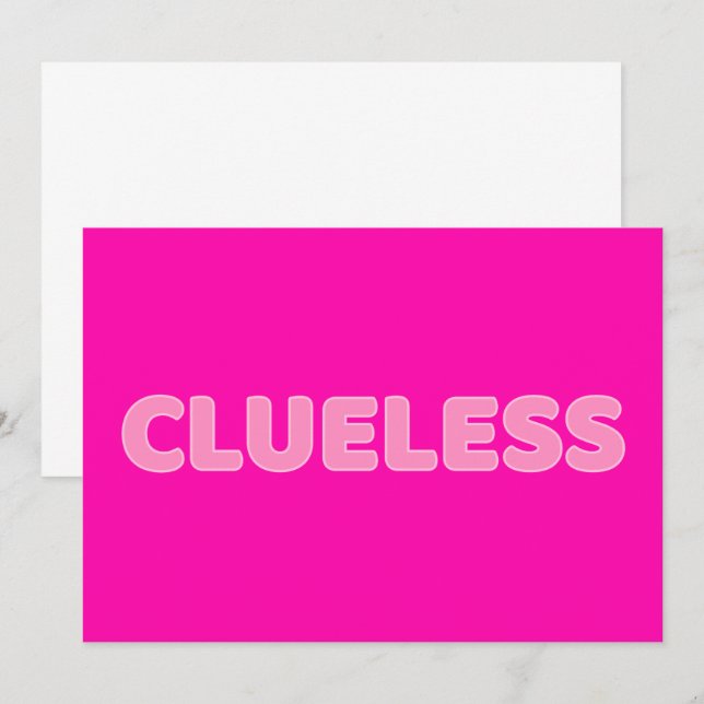 lustlos I Einladung (Vorne/Hinten)