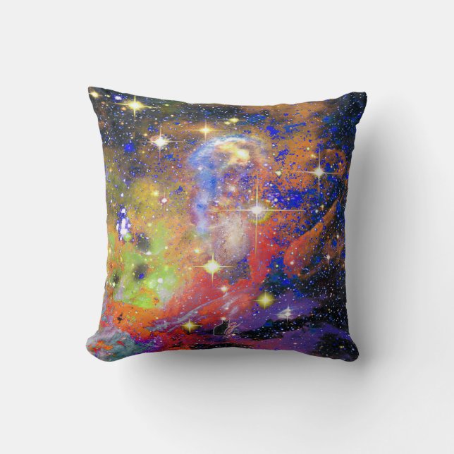 Lustrous Star Field Kissen (Vorderseite)