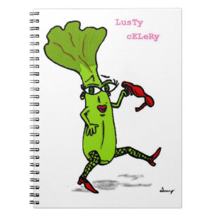 Lusty Celery Notebook Notizblock