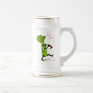 Lusty Celery Stein Bierglas