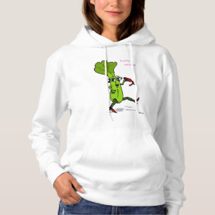 Lusty Celery Womens Hooded Sweatshirt