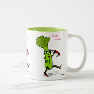 Lusty Sellerie-Tasse Zweifarbige Tasse