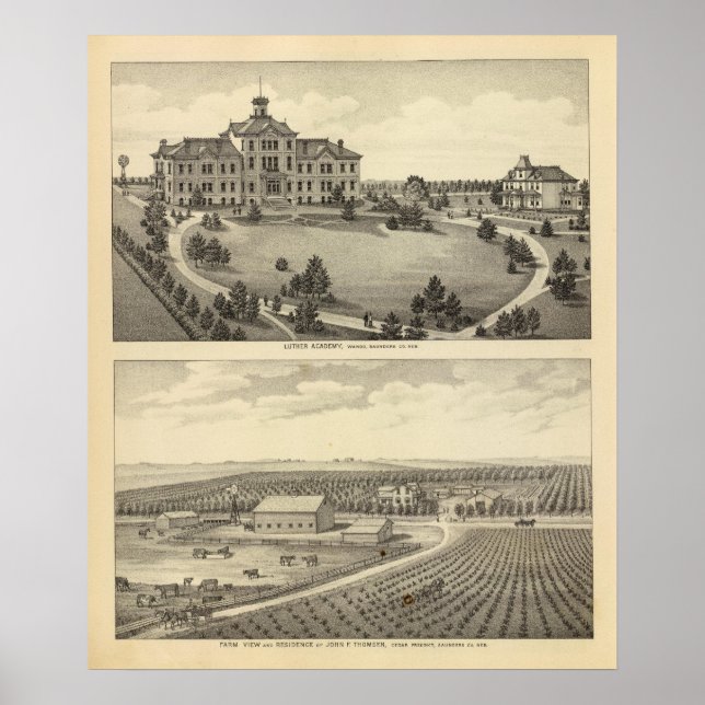 Luther Academy, Nebraska Poster (Vorne)
