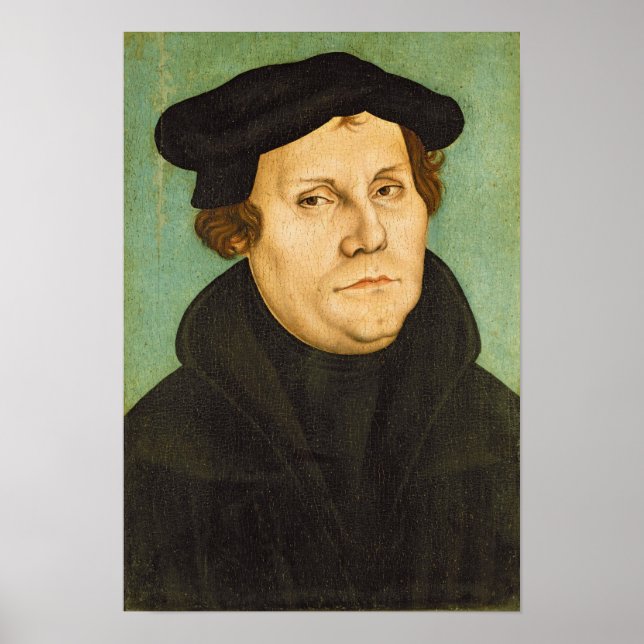 Luther als Professor, 1529 Poster (Vorne)