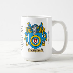 Luther Familien-Wappen Tasse