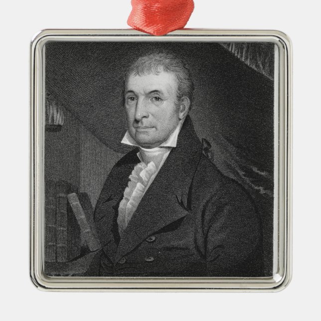 Luther Martin, graviert von William A. Wilmer Silbernes Ornament (Vorne)