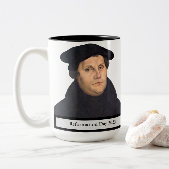 Luther Quote Tasse I (Mit Donut)