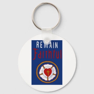 LUTHER-ROSE AUF BANNER BLEIBT GÜNSTIG SCHLÜSSELANHÄNGER