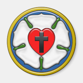 Luther Rose Embossed Look Magnet