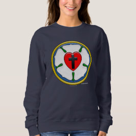Luther Rose Embossed Look Sweatshirt