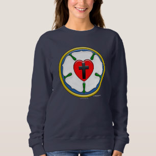 Luther Rose Embossed Look Sweatshirt