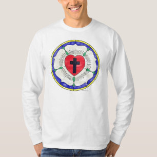 Luther Siegel-beflecktes Glasfenster T-Shirt