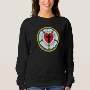 Lutherische 95 Thesen Martin Luther Rose Reformati Sweatshirt