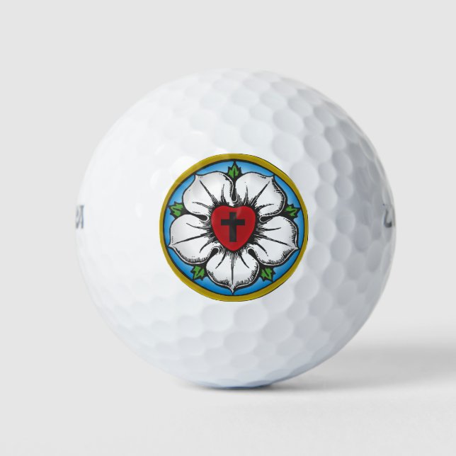 Lutherische Rose Golfball (Vorderseite)