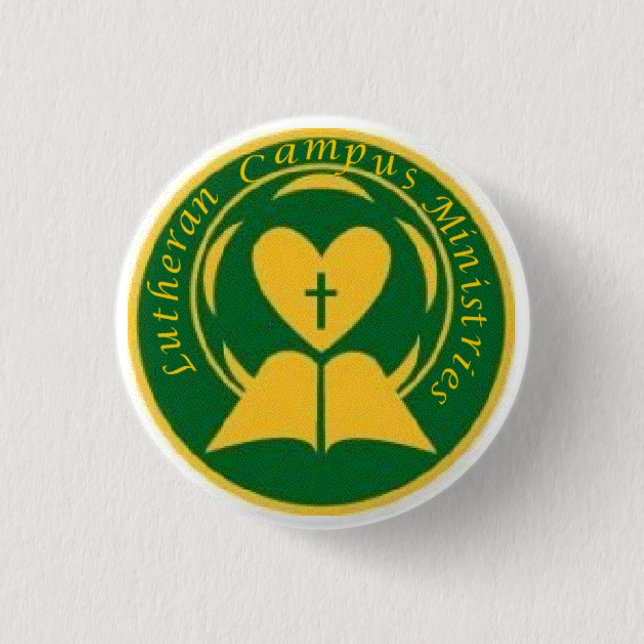 Lutherischer Campus-Ministerium-Knopf Button (Vorderseite)