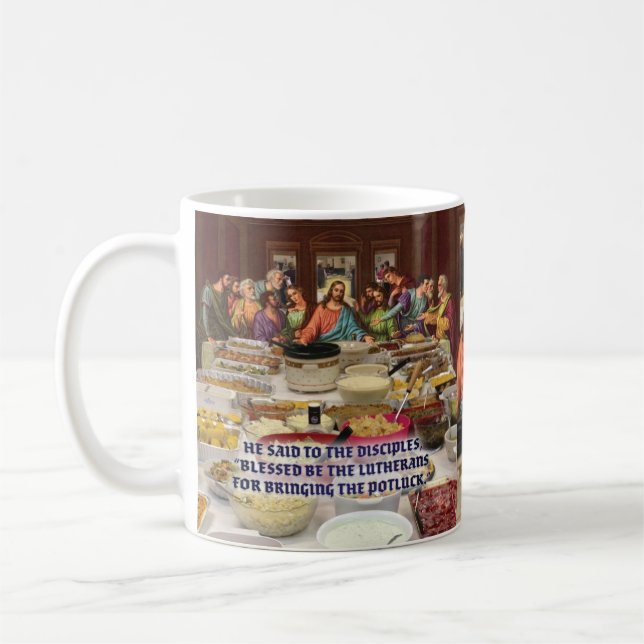 Lutherischer Letzter Pfeffer  Kaffeetasse (Links)