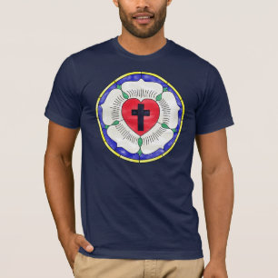 Lutherrose-Buntglasfenster T-Shirt
