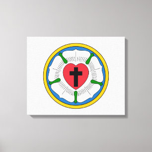 Lutherrose Luther Rose Lutheranism Martin Luther Leinwanddruck