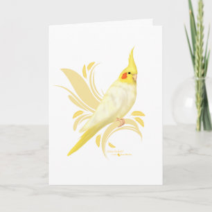Lutino Cockatiel Karte